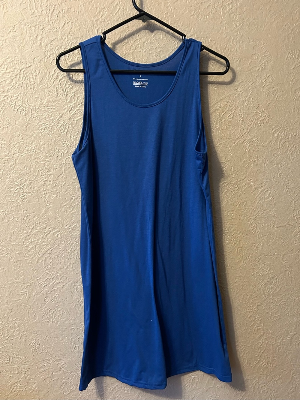 SHEIN Royal Blue Sleeveless Tank Dress